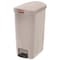 Rubbermaid Commercial Slim Jim Resin Step-On Container, End Step Style, 13 gal, Beige 1883459 - alternate 1